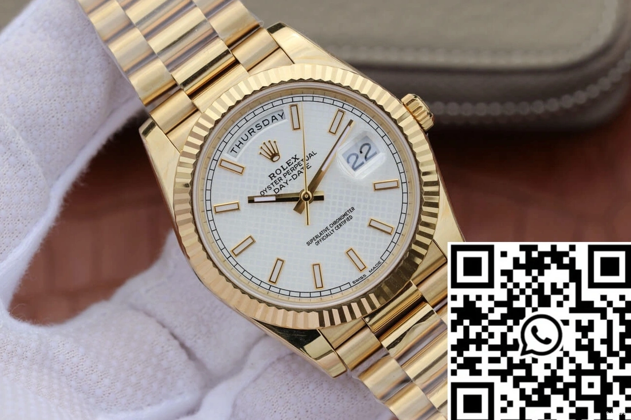 Silver Factory Day-Date Dial M228238-0008 Rolex EW 1222